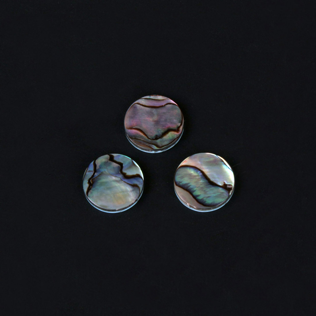 Brass instrument trumpet, abalone shell key buckle, three sets, colorful shell piston key cover, instrument accessories wholesale pic 6