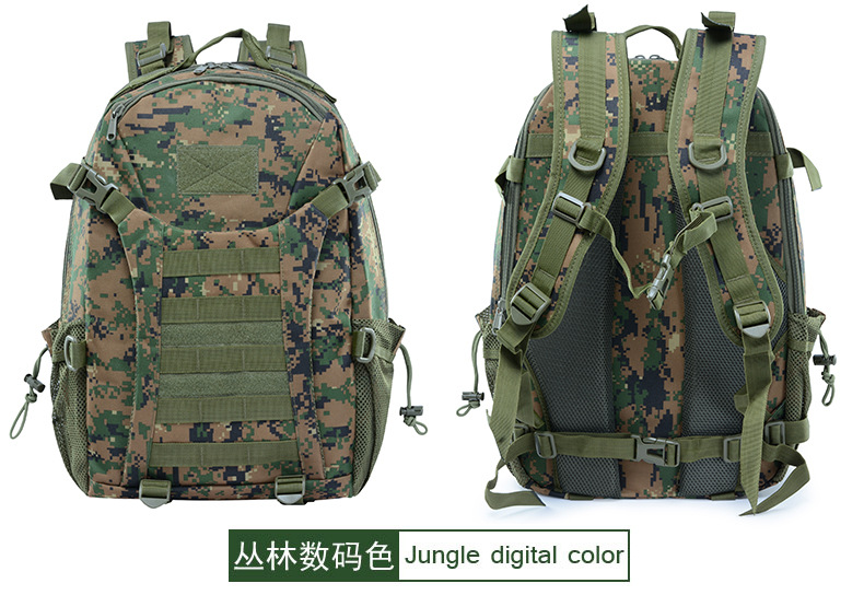 Yitu Leisure Travel Waterproof Camouflage Backpack for Men, large-capacity sports outdoor Tactical Badminton backpack pic 30
