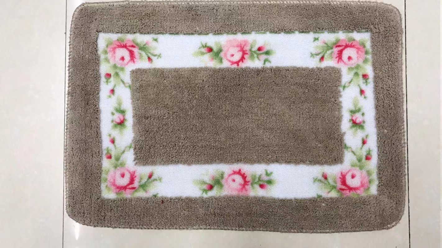 田园玫瑰进门地垫卧室门厅脚垫浴室门垫防滑垫子吸水地毯详情13