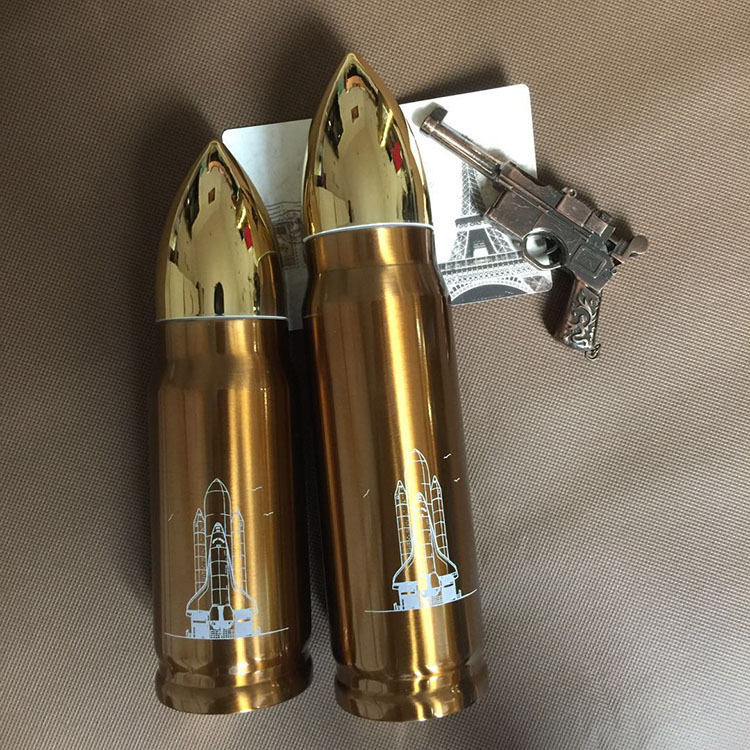 外贸子弹头不锈钢保温杯炮弹真空水杯商务礼品杯子水壶批发刻logo详情9