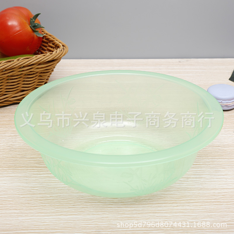 【 Zone 2-2 】 Small transparent basin 400 yuan per piece, colorful plastic basin, Water-splashing Festival small basin, gift promotion, exhibition gift basin one yuan, wholesale supply of general merchandise pic 2