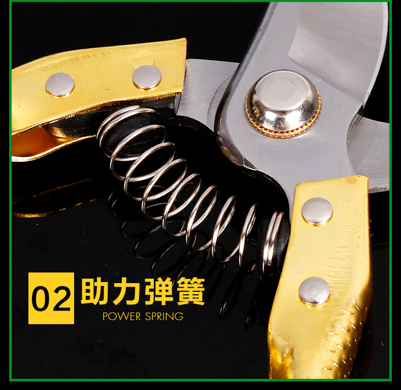 果枝剪修枝剪省力耐用多功能园艺剪刀手动果树剪园林工具详情8