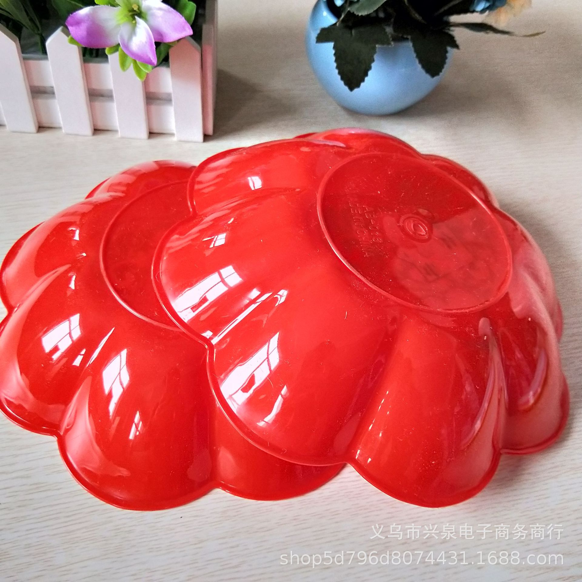 【 Zone 3-7 】AB-016【 Red 】 Fruit Platter 400 yuan per box AB-016 Red Fruit Platter Home Has Wedding Snacks Platter Fruit Platter Wedding Supplies 1 yuan 2 Yuan Petal Candy Platter pic 4