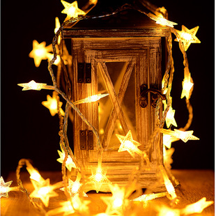 Outdoor LED string lighting project, starry sky Christmas festival decorative lights, wedding room decoration bare light string lights pic 4