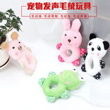 Pet plush toys, cartoon round plush figurines, creative doughnut plush toys, wholesale in stock pic 9