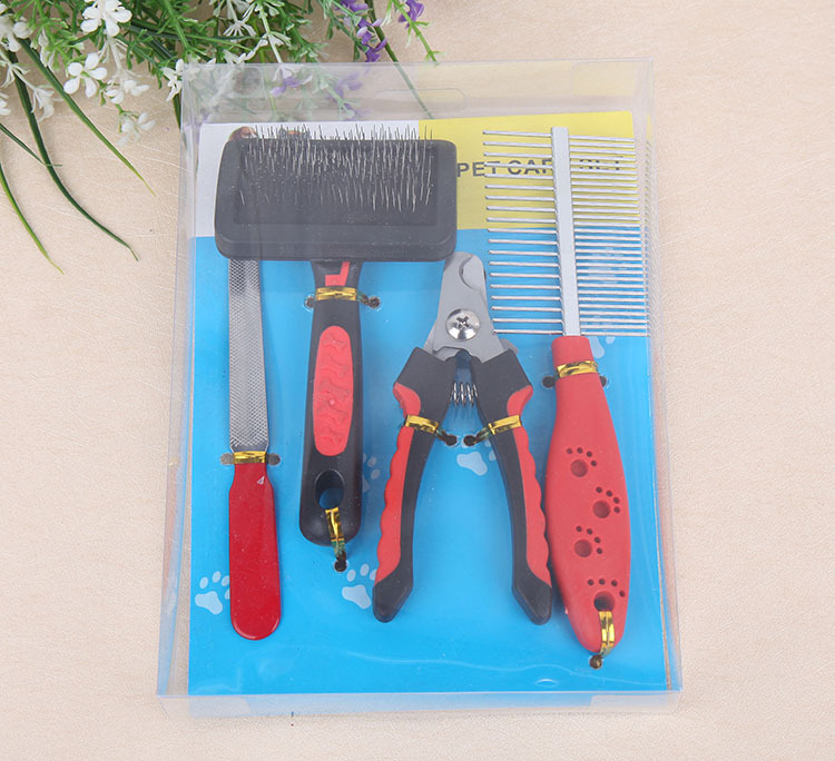 Fengpei Pet Cleaning Supplies Set, Beauty nail clippers, files, Combs Set, Factory direct sales of pet supplies pic 3
