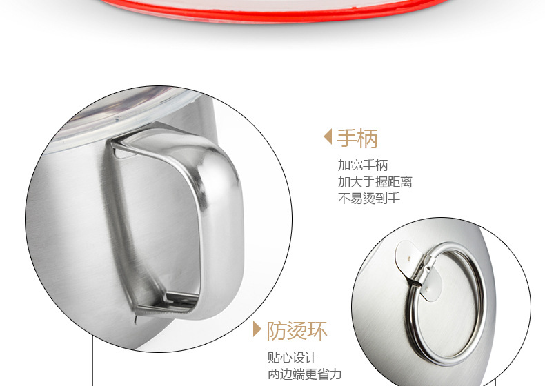 无磁不锈钢创意泡面杯带盖米饭碗日式汤碗大号加厚方便面碗详情20