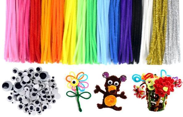 多规格超密扭扭棒玩具幼儿园DIY益智制作毛绒条儿童手工材料配件详情35