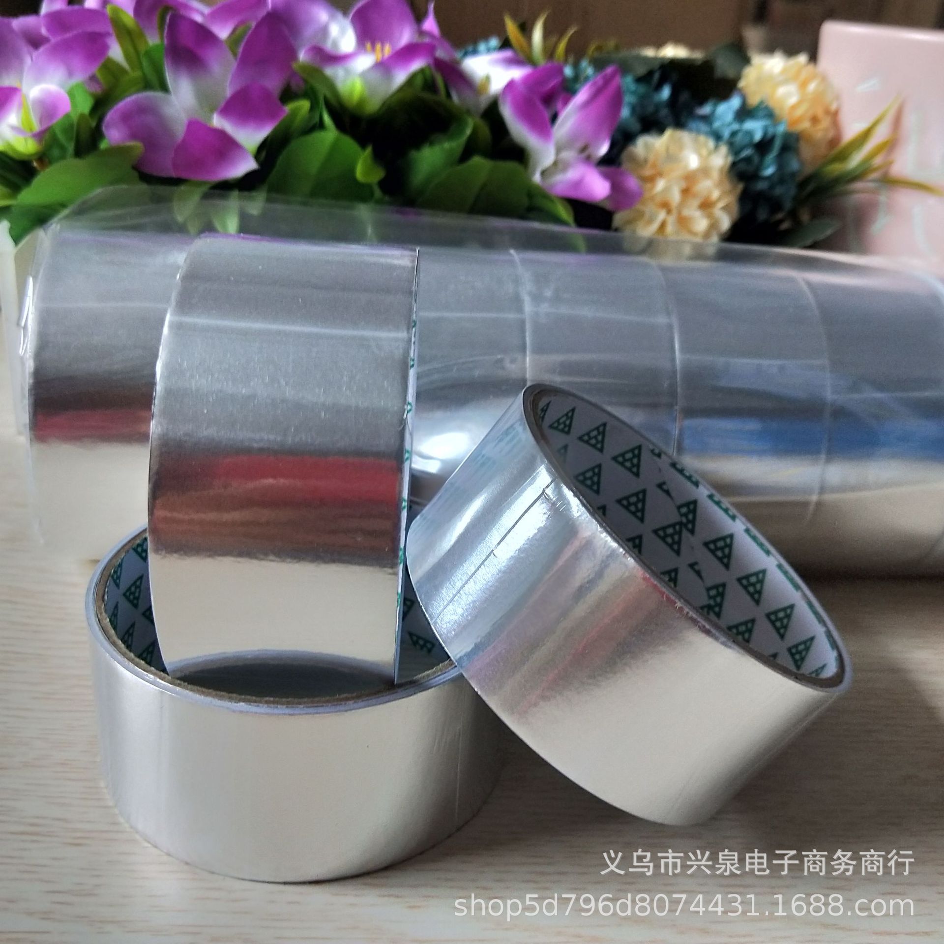【 Zone 1-2 】 Aluminum foil tape 8/ bundle 120/ box Aluminum foil tape household basin adhesive tape waterproof aluminum foil tape one or two yuan supply pic 6