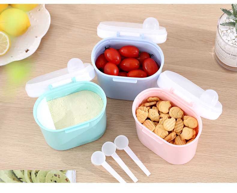 Portable milk powder box for going out, large-capacity milk powder storage can for babies, portable sealed box for baby milk powder, milk powder compartment pic 21