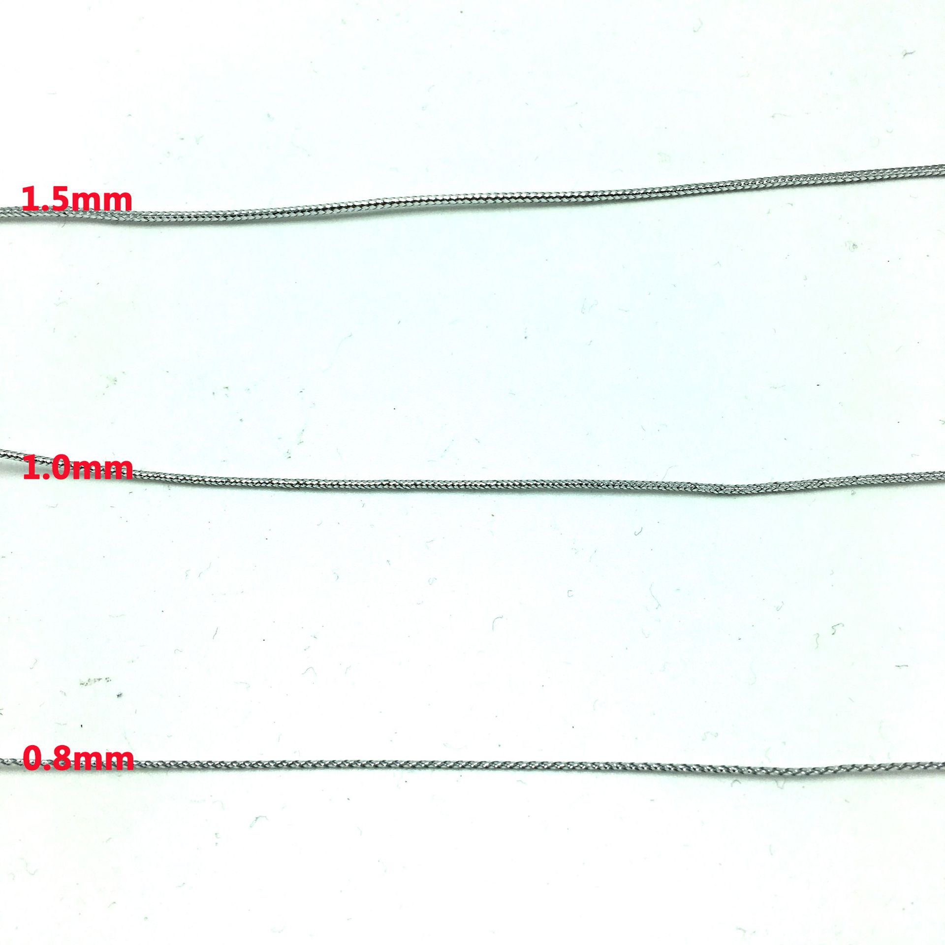 0.8mm/1.0mm/1.5mm金银丝线贺卡请柬包装吊牌绳装饰银线无弹力详情11