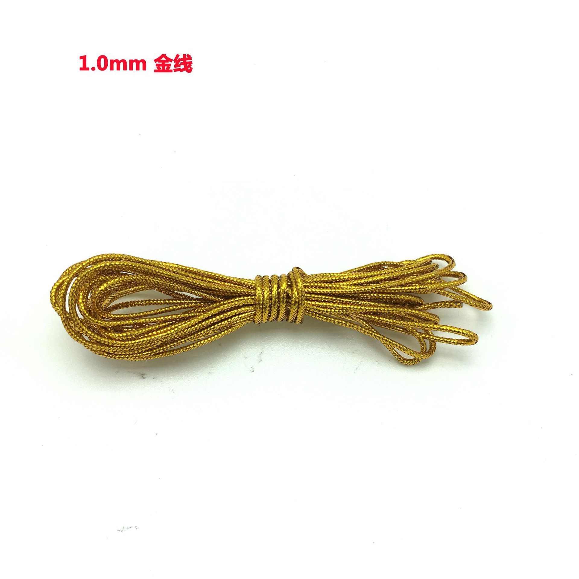 0.8mm/1.0mm/1.5mm金银丝线贺卡请柬包装吊牌绳装饰银线无弹力详情12