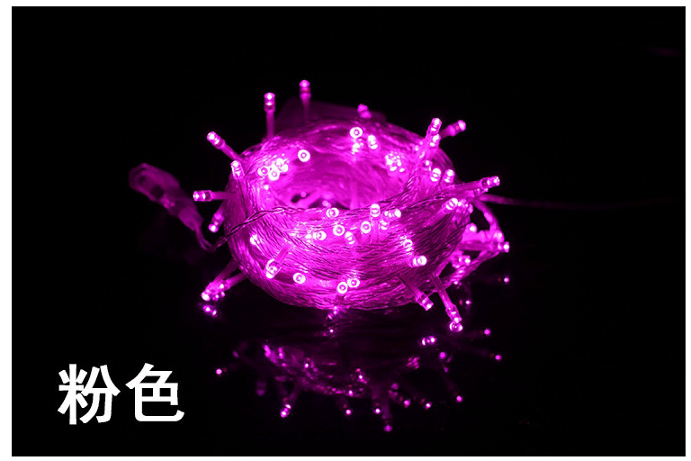 Outdoor LED string lighting project, starry sky Christmas festival decorative lights, wedding room decoration bare light string lights pic 17