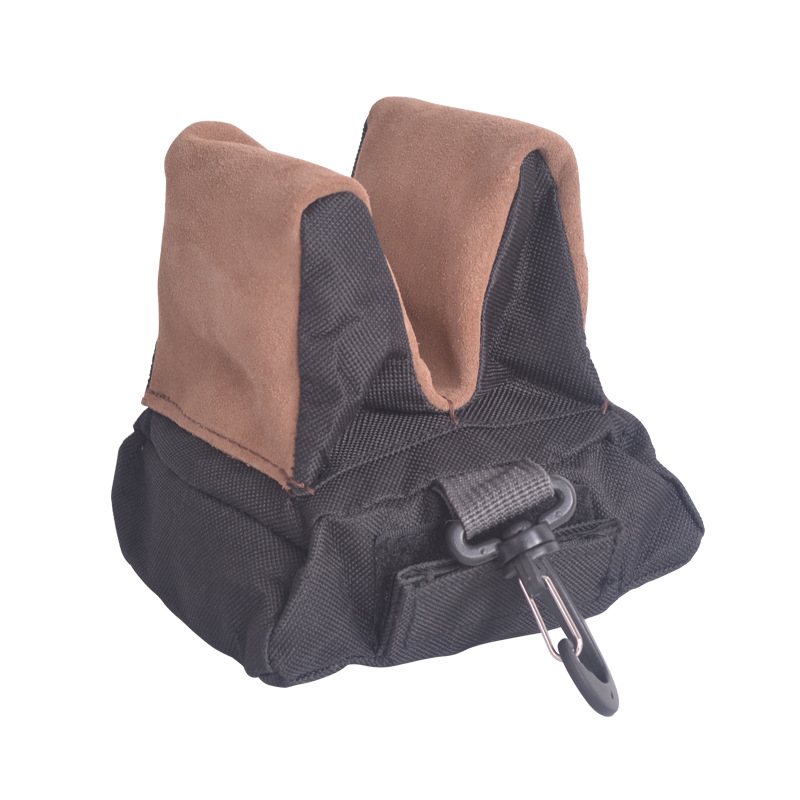 跨境爆款户外牛皮枪垫迷彩包战术沙包支撑包军迷包射击固定批发详情10