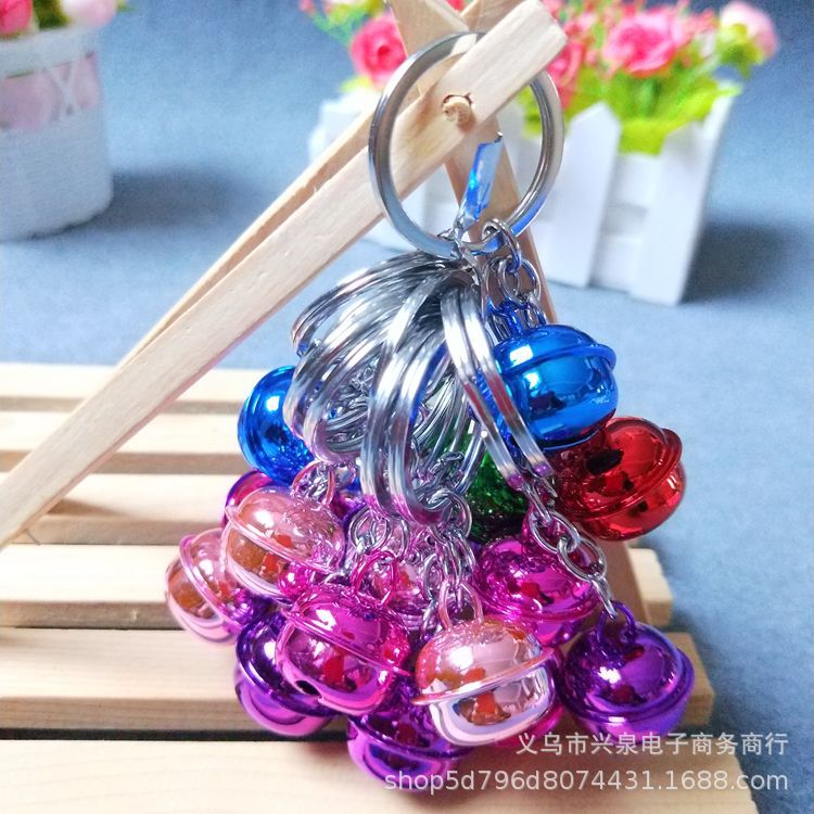 【 Zone 1-5 】【 Small Bell Pendants 】100 yuan per package 2000 yuan per box. Bell jewelry pendants, key chain pendants, colorful bells, key chains, key rings, 1 yuan supply pic 5