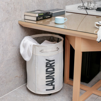 可束口防尘方框收纳筐仿麻时尚现代简约可折叠家居收纳篮批发详情4