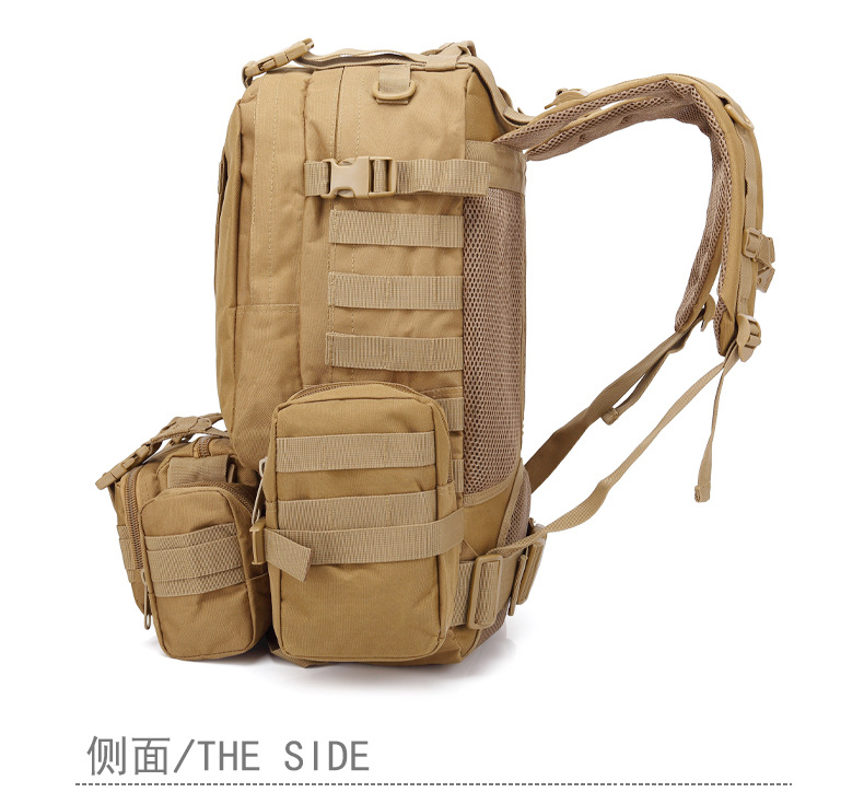 Yitu Hiking, Off-road Camping Storage Combination Double-Shoulder Military Bag for Men, a large-capacity outdoor tactical backpack for travel pic 6