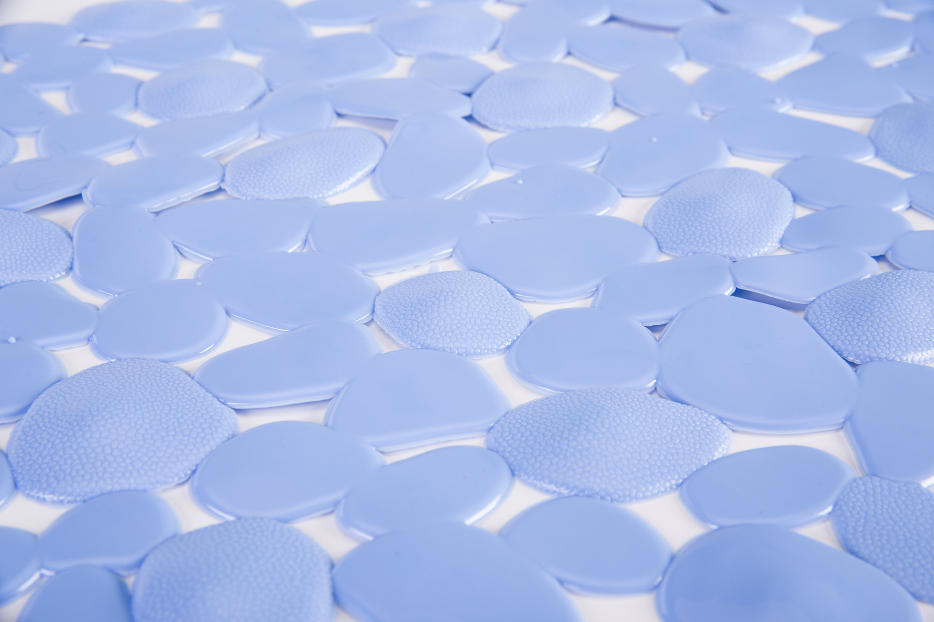 防滑浴室垫F-03实色椭圆石头洗澡垫按摩垫镂空吸盘卫浴脚垫详情2