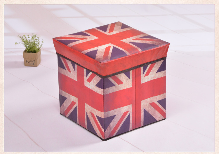 Cross-border best-selling European and American storage stools, folding and organizing storage boxes, sitting storage stools, large-capacity organizing boxes wholesale pic 19