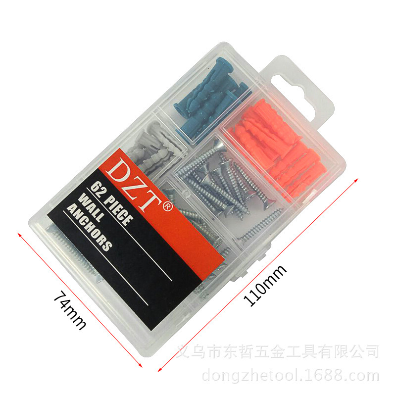 Expansion tube WallAnchors, wall anchors, expansion screws, multi-specification small hardware accessories set pic 31