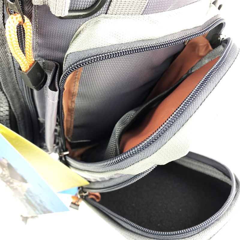 Fishing vest + life jacket + backpack, multi-functional life jacket, fly fishing backpack with multiple pockets pic 32