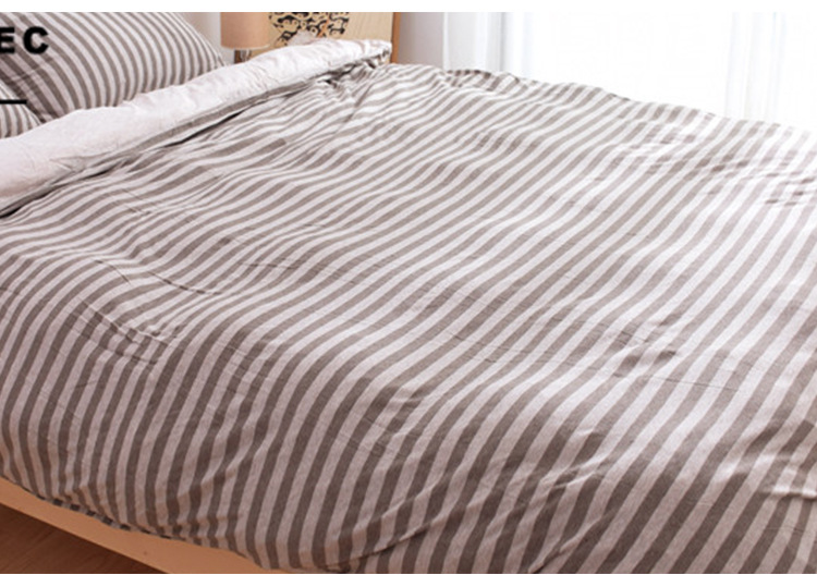 Class A Indian cotton quilt covers, Japanese knitted cotton striped quilt covers, single items, bedding, consignment, single and double wholesale pic 11