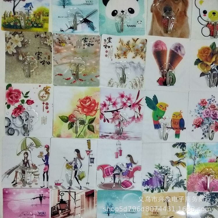 【 Zone 1-1 】 Thick Invisible Adhesive Hook 2500 per box. Invisible adhesive hook, hook adhesive hook, hot sale at street stalls in the Jianghu area. No-drilling adhesive hook, kitchen and bathroom wall adhesive pic 4