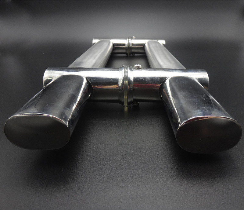 Thickened stainless steel tempered glass door handle, glass door handle handrail, large door handle hole distance adjustable handle pic 11