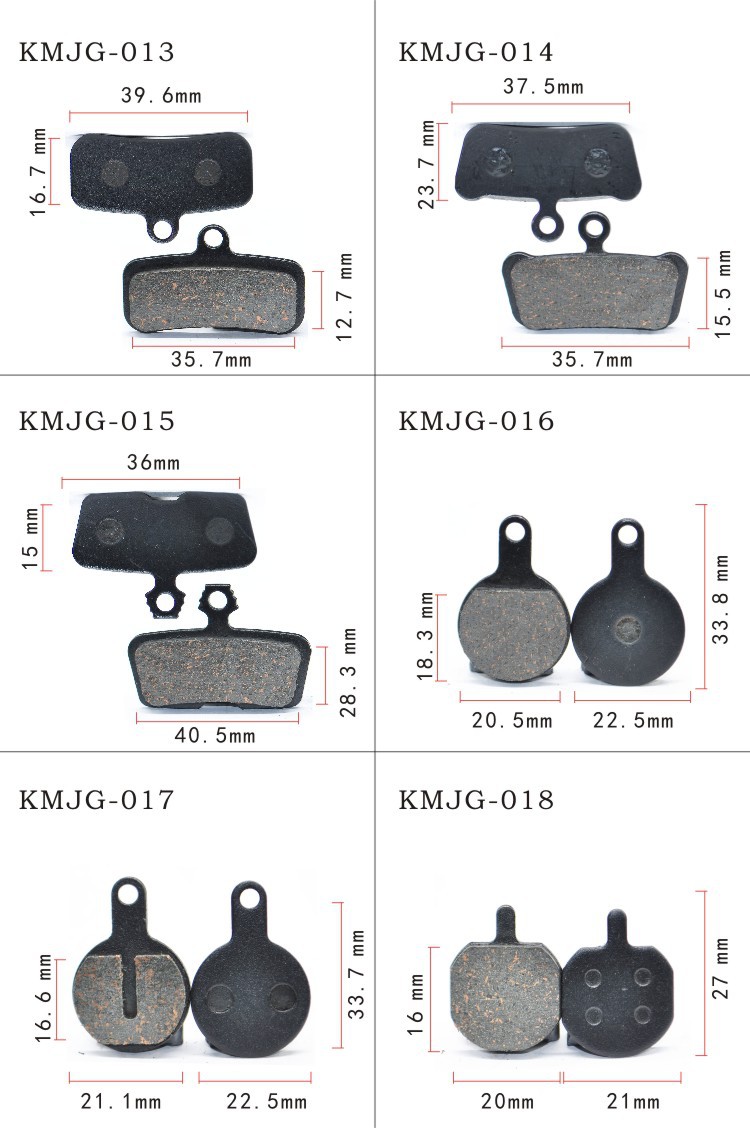 Mountain bike disc brake pads M446/M315 resin semi-metallic oil disc brake accessories electric bike brake pads pic 8