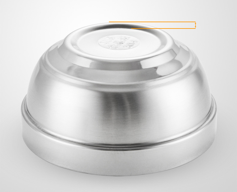 乐氏铂金不304碗双层隔热防烫白金汤碗 中式儿童饭碗 限时免邮详情5