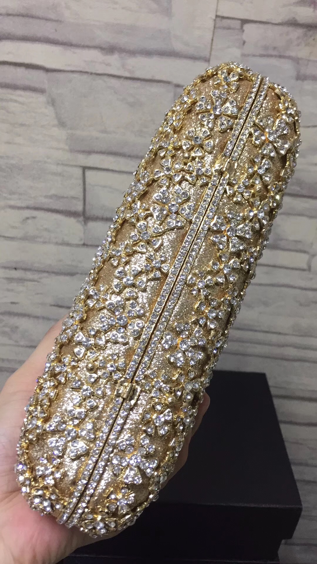 BL086 AliExpress Water Diamond Bag, Perforated Metal diamond-encrusted Dinner Bag, Full Diamond handbag for Foreign Trade Ladies, Banquet Bag pic 44