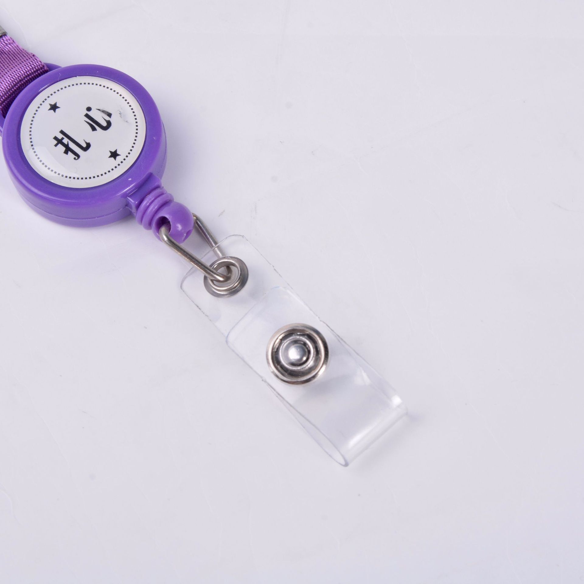 Cute telescopic Korean rope, student card hanging rope, easy-pull buckle, small and clear, bus card protective cover, long rope pic 4