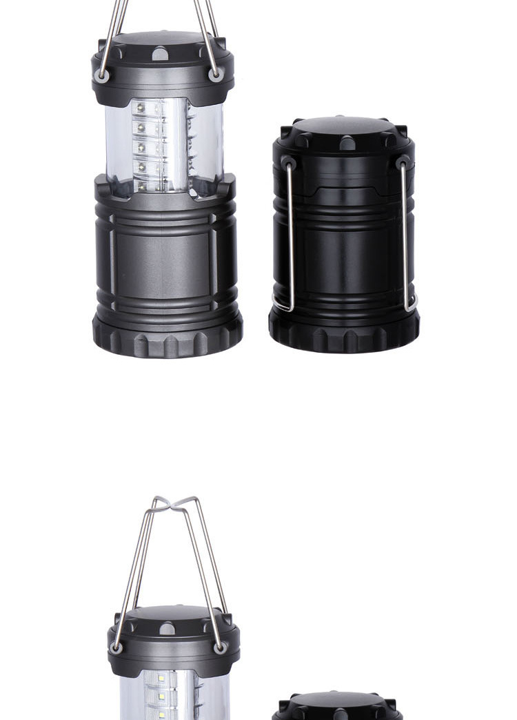 新款露营灯30LED野营灯户外超亮营地帐篷灯自动拉小马灯详情12