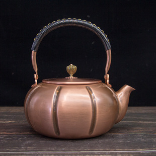 铜质茶壶家用紫砂壶泡茶壶茶具套装礼品送礼详情5