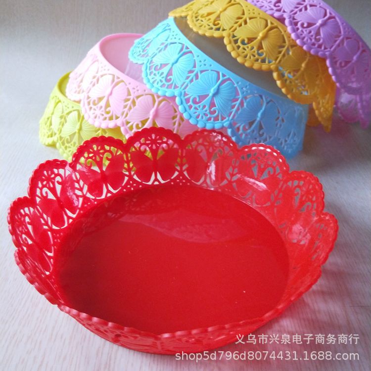 【 Districts 3-7 】 Butterfly-shaped hollowed-out fruit plates 540 yuan per box, wholesale supply for general merchandise. Lace fruit plates, hollowed-out fruit baskets, snack and candy plates, wholesale supply for 1 yuan pic 8
