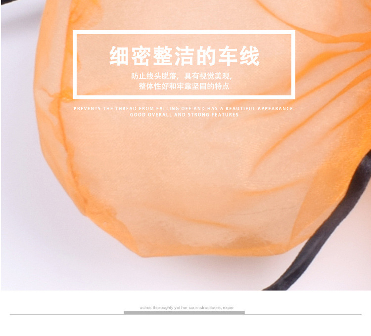 Wholesale of custom creative glass gauze drawstring bags, lavender sachets, jewelry and transparent mesh gauze storage bags pic 8
