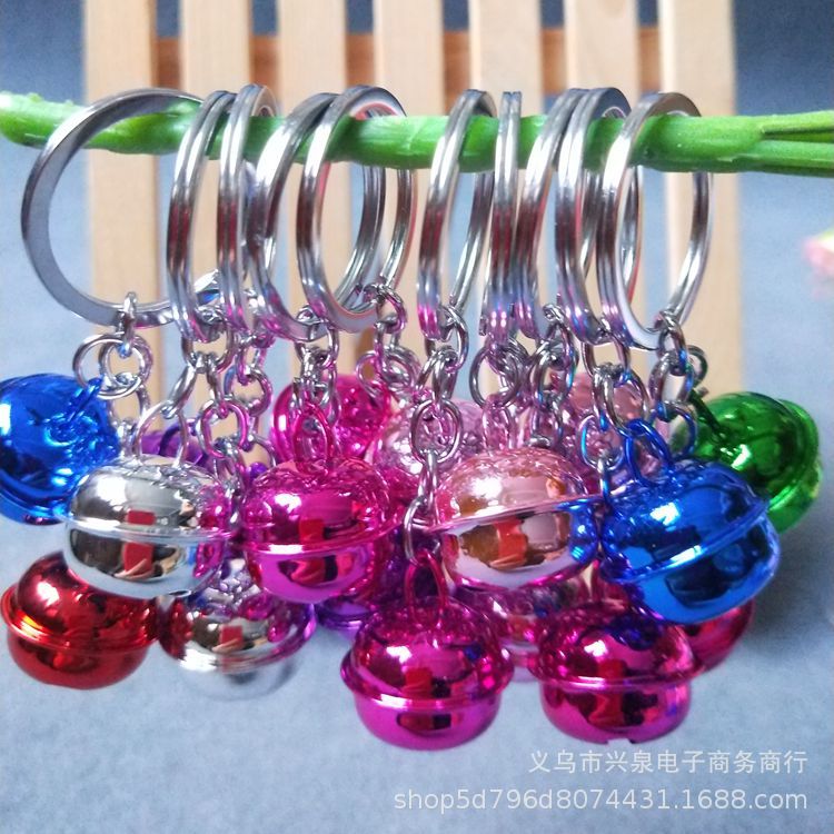 【 Zone 1-5 】【 Small Bell Pendants 】100 yuan per package 2000 yuan per box. Bell jewelry pendants, key chain pendants, colorful bells, key chains, key rings, 1 yuan supply pic 1
