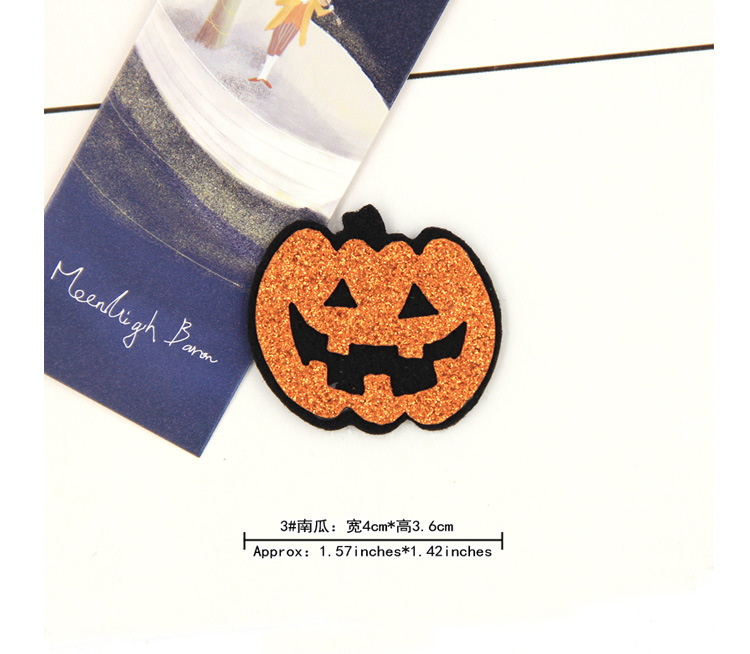 New Korean-style Halloween Wizard hat Pumpkin Ghost Skull Bat BOO hair clip accessory pic 19