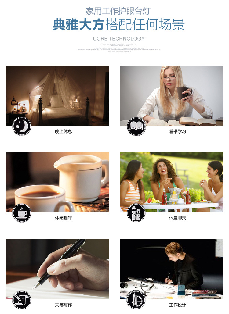 The new USB desk lamp, creative clip lamp, bedroom bedside lamp, student eye-protecting study desk lamp gift is selling well pic 21