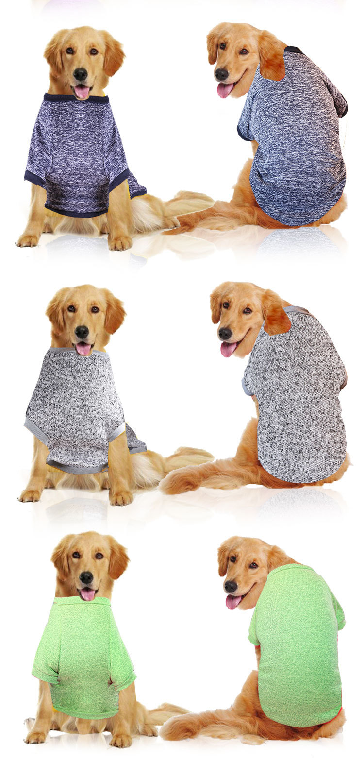 Fabricante al por mayor cachorro grande golden reather satmo husky edge fake cat ropa de otoño e invierno productos para mascotas ropa pic 26