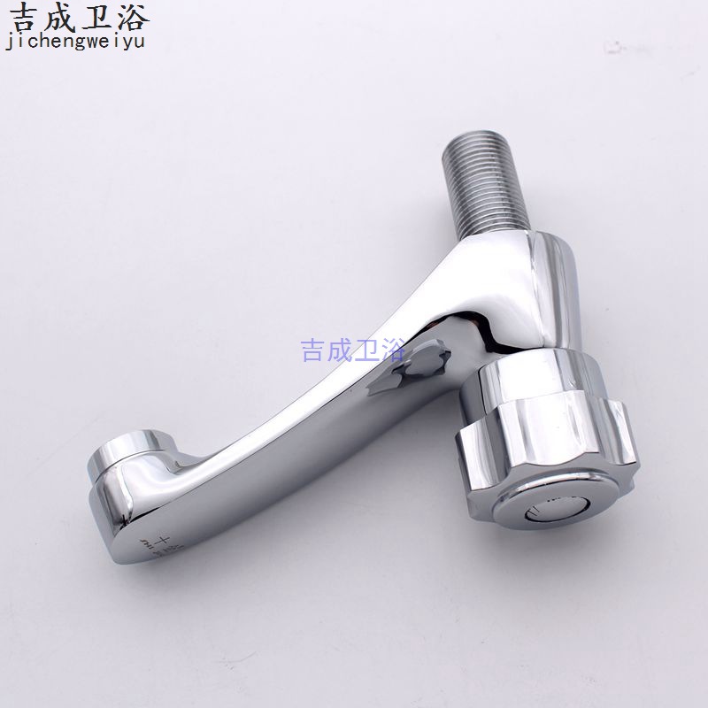 南安水暖厂家直销铜单冷洗脸盆水龙头单孔快开98面盆龙头详情6