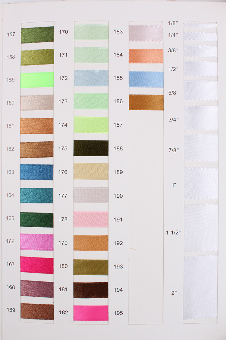 Dingxin Ribbons Wholesale: 4cm rolled edge polyester colored satin ribbons, DIY accessories, flowers, gifts, cake packaging ribbons pic 30