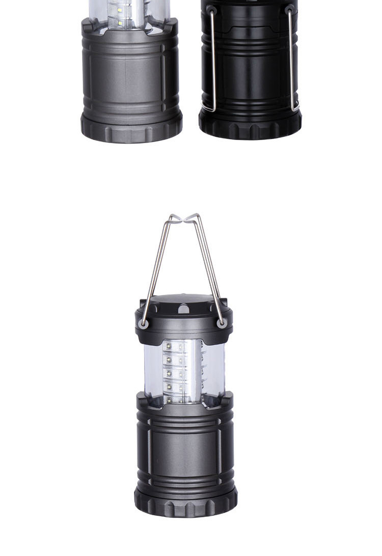 新款露营灯30LED野营灯户外超亮营地帐篷灯自动拉小马灯详情13