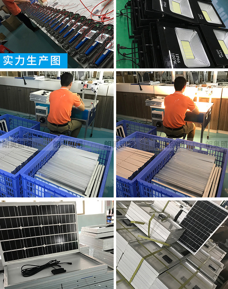 Outdoor lighting fixtures, solar lamps, household garden lamps, LED outdoor floodlights, cross-border new rural project lamps pic 19