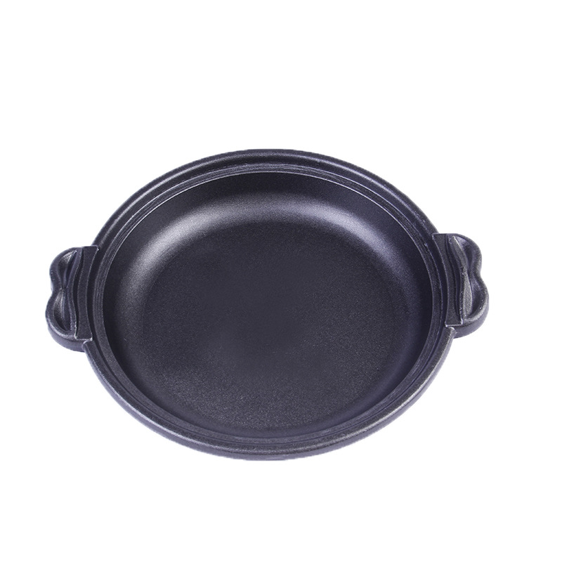 酒店用品欧式双耳浅煲汤锅多功能不粘锅欧式浅汤锅批发详情7