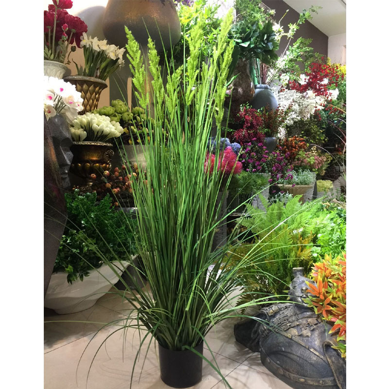 Factory store plant potted plants, artificial grass, artificial grass POTS, flower art, onion grass, foxtail grass, hotel and home decoration green plants pic 5