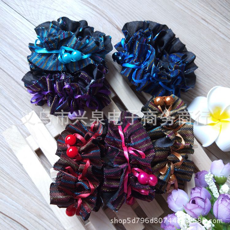 【1-7 Zones 】 Wide lace hair bands 20 yuan per pack, wholesale lace hair bands, hair ties, hair accessories, small commodities in Yiwu pic 6