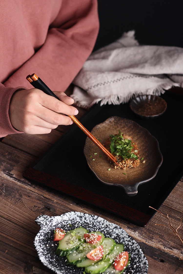 Japanese tableware, steak plates, Western plates, ceramic plates, household bone plates, ceramic plates, high appearance level, cross-border wholesale pic 2