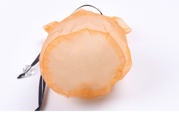 Wholesale of custom creative glass gauze drawstring bags, lavender sachets, jewelry and transparent mesh gauze storage bags pic 15