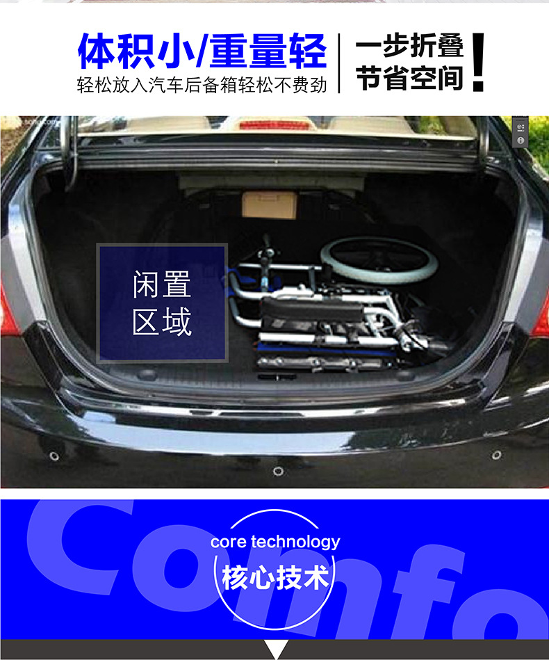 The manufacturer wholesales Fumeirui folding, lightweight, and portable wheelchairs for the elderly and the disabled, as well as pusher and mobility scooters pic 4